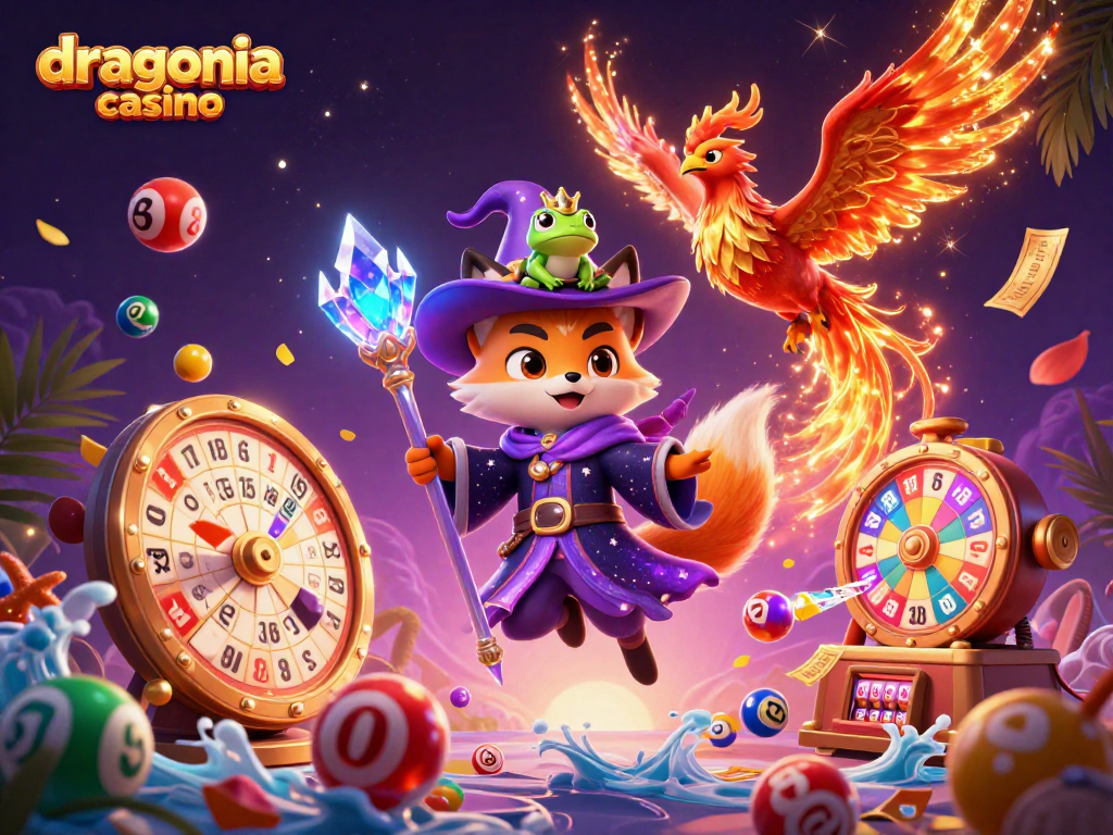 Jouez à dragonia casino avec des jeux captivants et animations en 3D colorées.