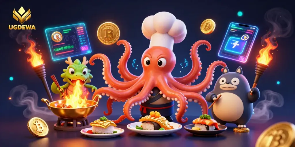 UGDEWA invites players to win big with the vibrant fantasy casino scene featuring unique characters.