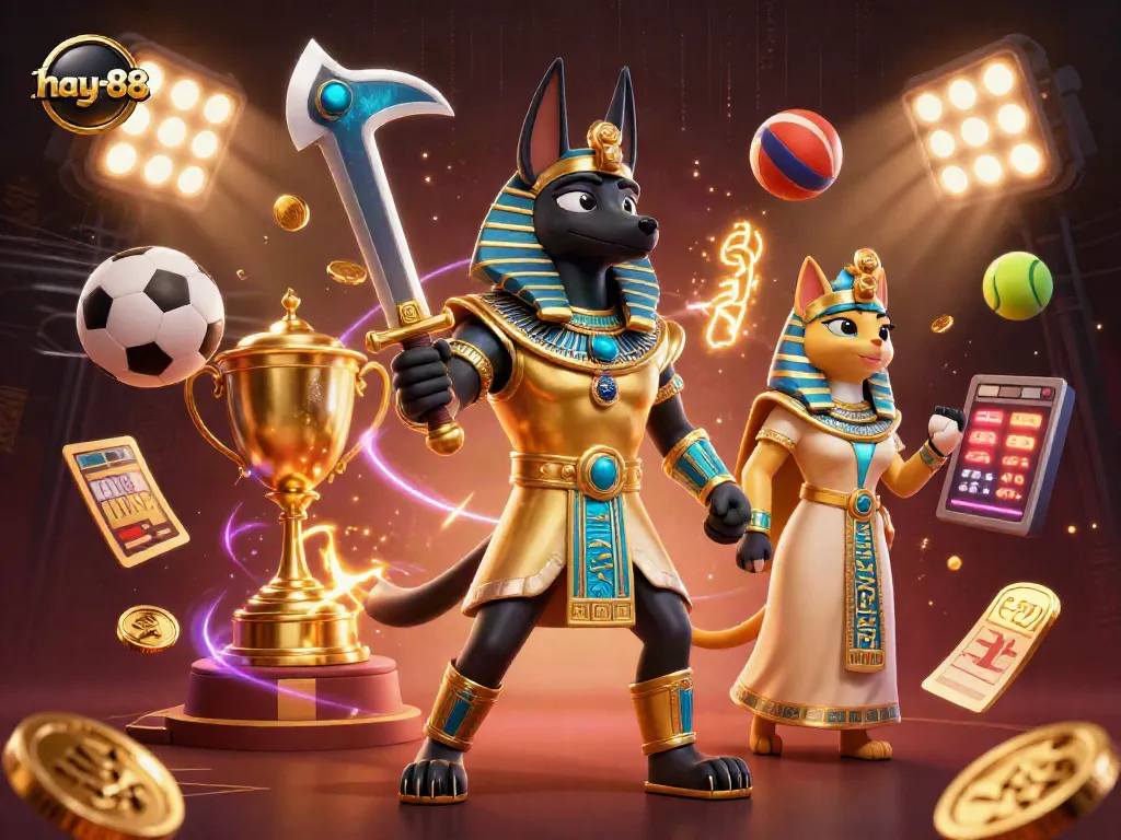 Experience thrilling winnings at hay-88 with dynamic 3D gaming elements and vibrant characters.