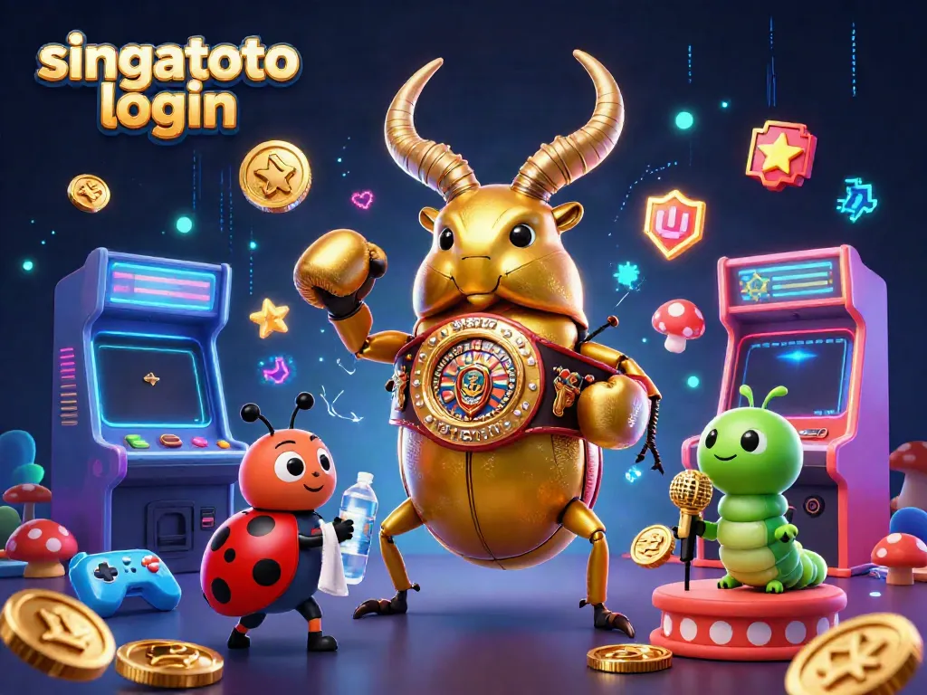 Engage with exciting gameplay dynamics at singatoto login, featuring vibrant characters in a casino-themed adventure.