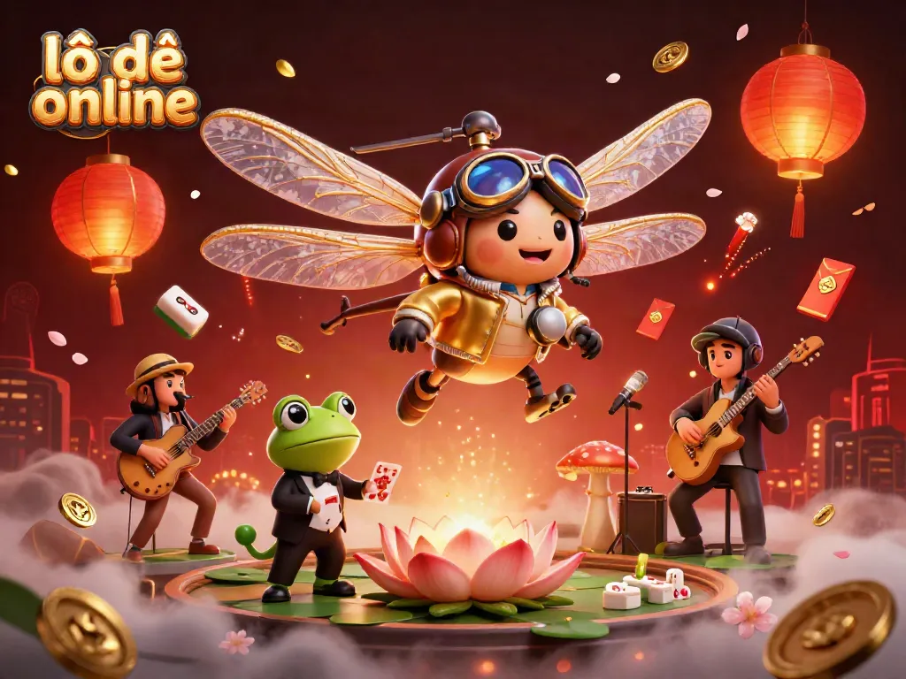 Experience thrilling lô đề online action with vibrant characters and casino excitement in 3D