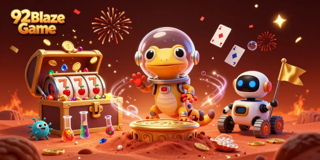 Engage in the exciting 92 Blaze Game with vibrant casino visuals and thrilling gameplay elements.