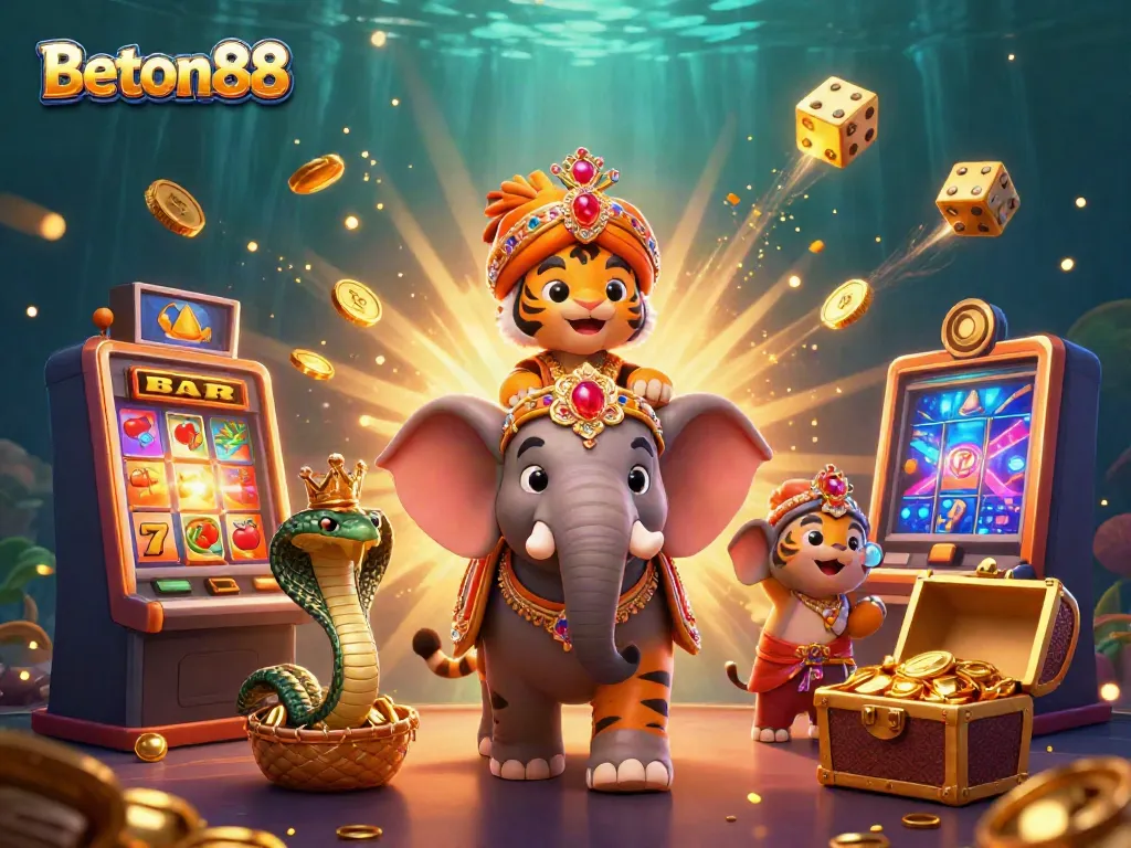 Beton88 menghadirkan kemewahan penjudi dengan harapan jackpot surgawi dari mesin slot yang menyala.