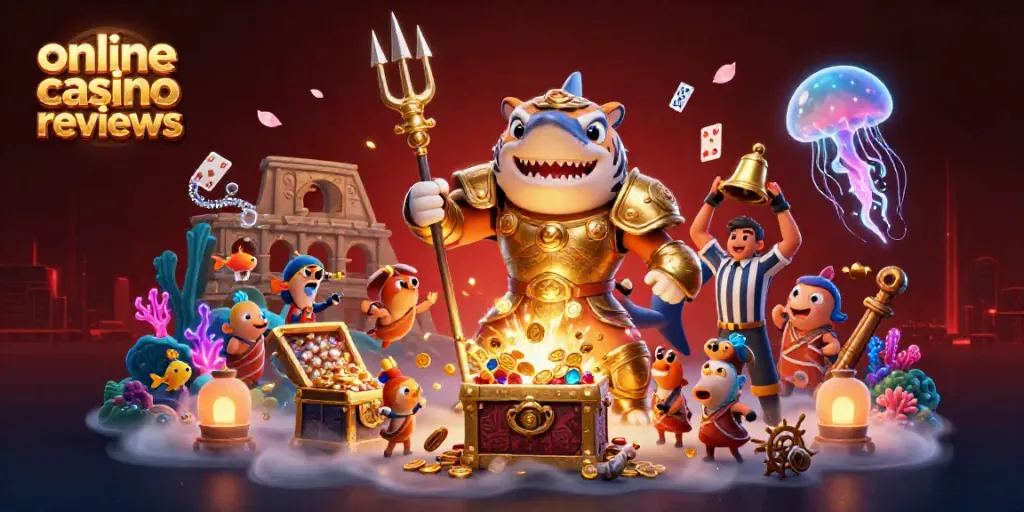 Engage in thrilling gameplay at top online casino reviews featuring vibrant 3D elements.