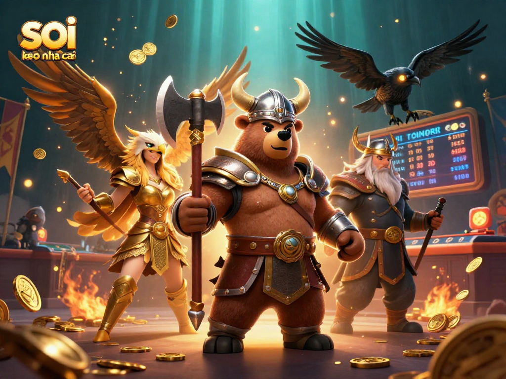 Engage in thrilling gameplay with soi keo nha cai while battling for victory in an epic sports betting arena.
