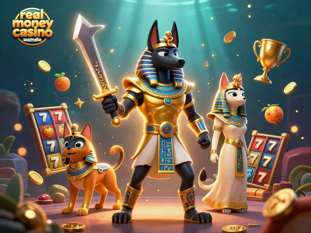 Experience the thrill of real money casino Australia with dynamic slots and ancient Egyptian elements.