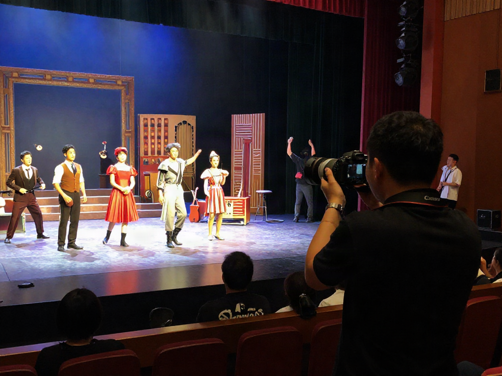 Pengalaman fotografi profesional nusa88 untuk teater dengan suasana kreatif dan dramatis.