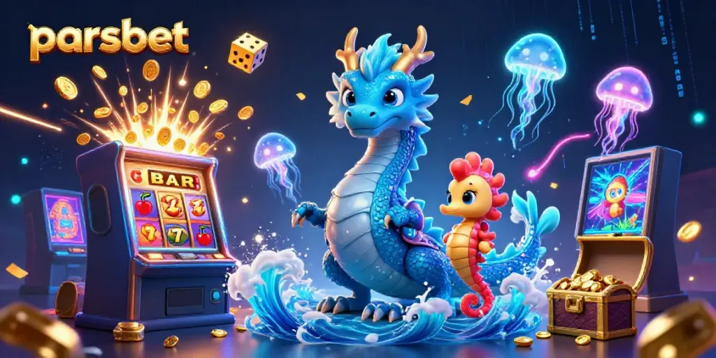 Parsbet ile heyecan dolu bir casino deneyimi sunan canlı bir sahne.