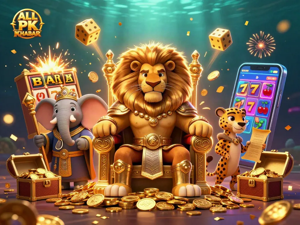 Spin the reels of excitement with ALL PK KHABAR amidst dazzling casino chaos.