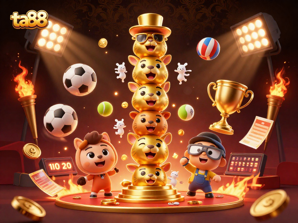 Experience thrilling moments at ta88 with dynamic sports betting elements in a vibrant casino scene.