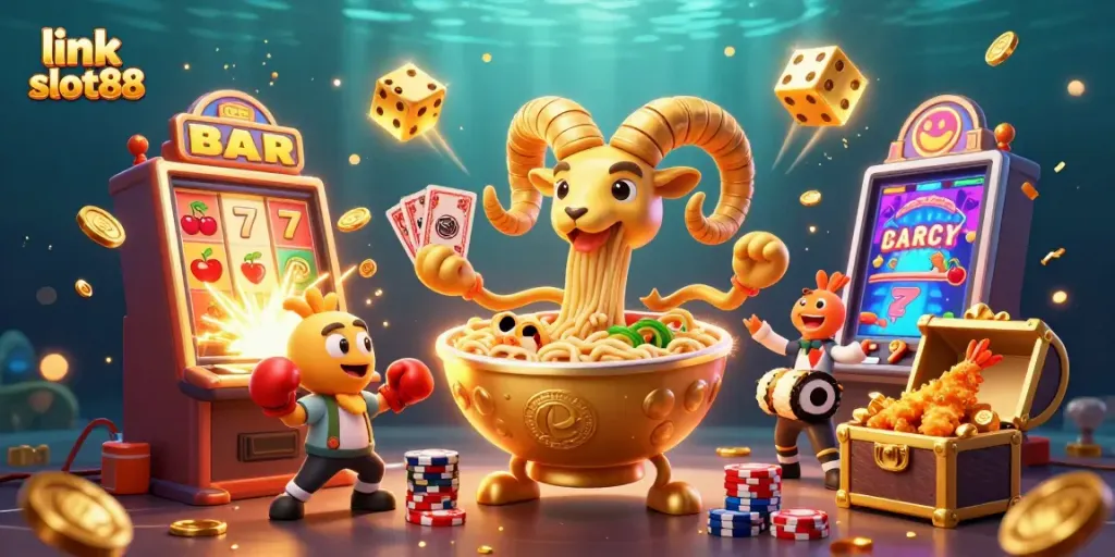 Menangkan permainan slot gacor link slot88 dengan karakter unik dan elemen kasino menarik.