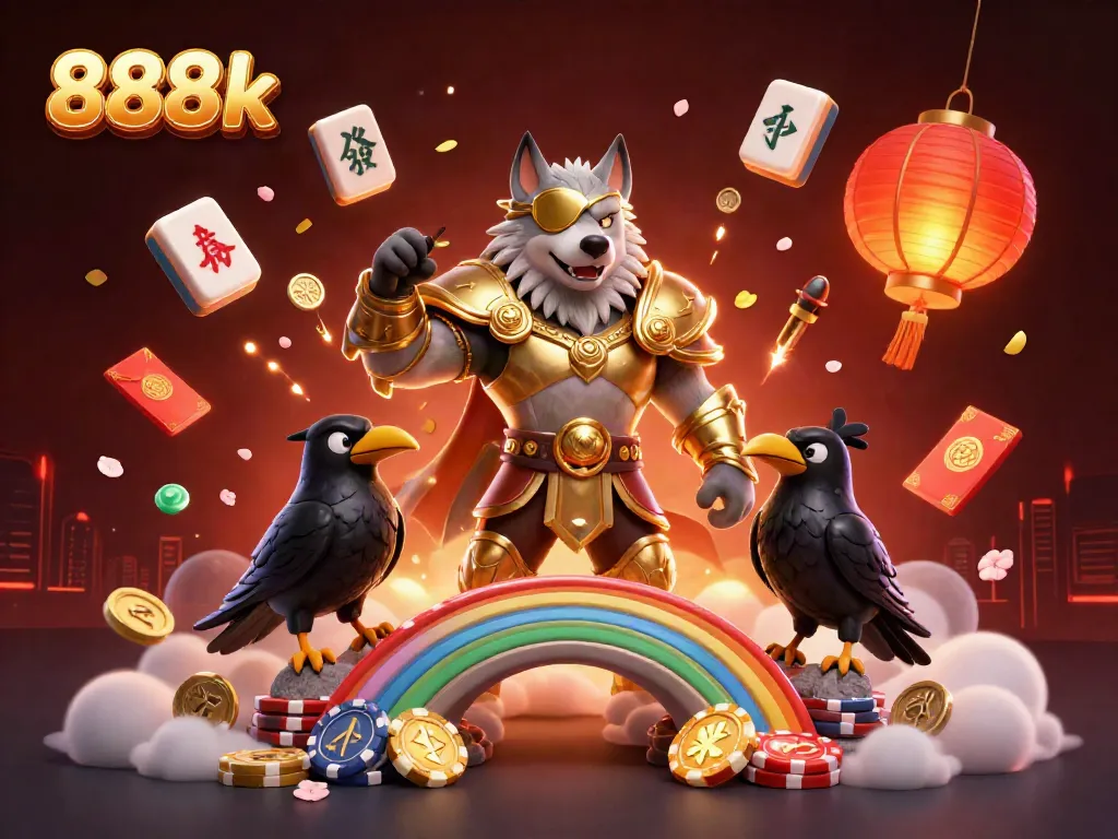 Experience the thrill of 888k with Odin and his ravens amidst a mystical gaming world full of fortune